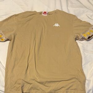 Kappa Men's Beige Short Sleeve Tee